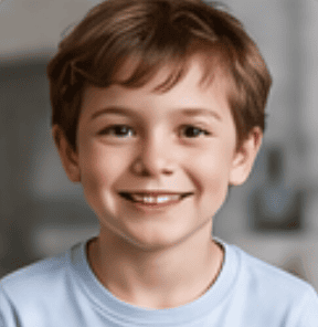 Male child smiling