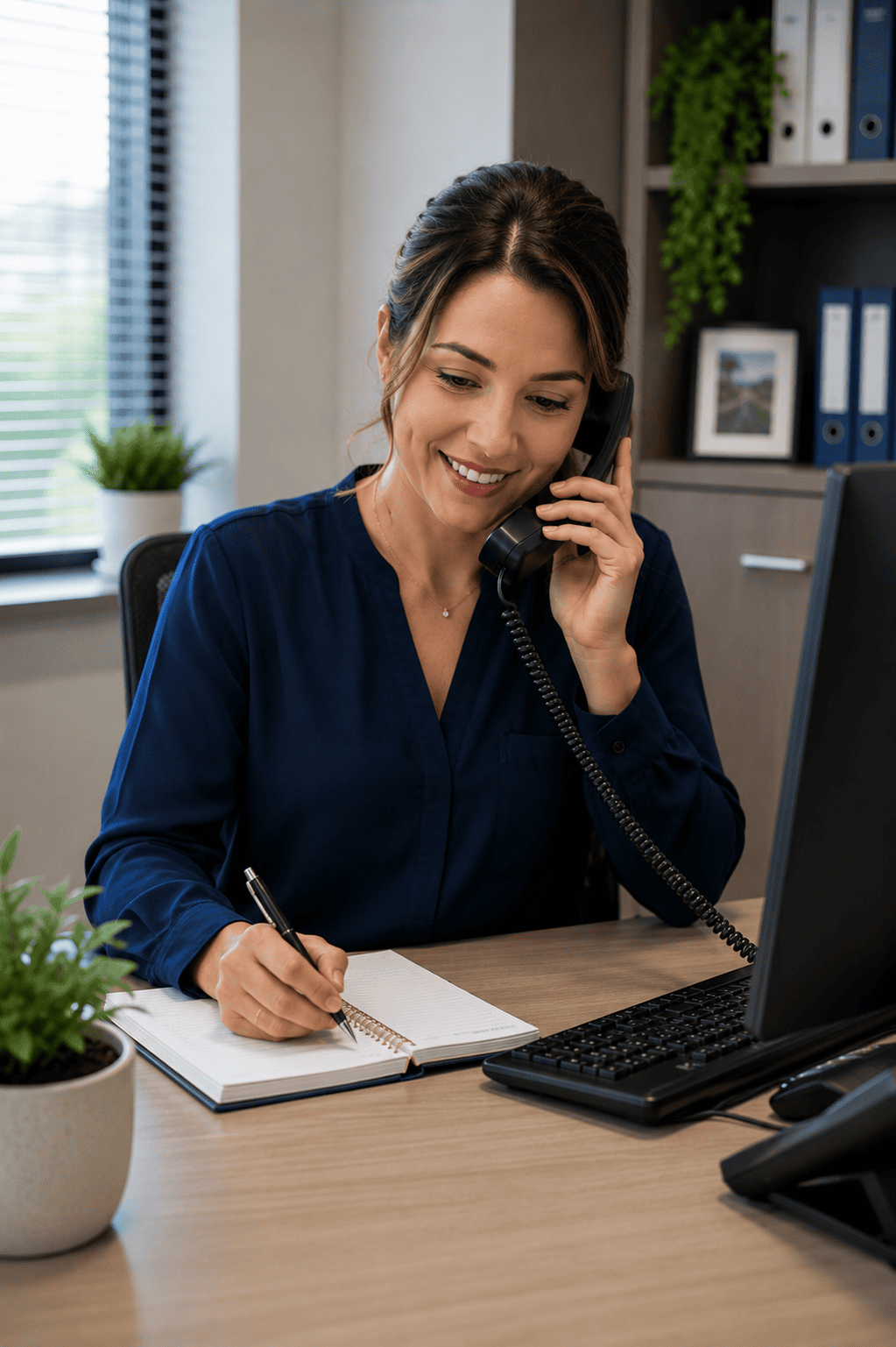 Woman on the phone
